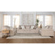 Ensemble canapé, causeuse et fauteuil câlin en velours côtelé à grosses côtes Nason de Roundhill Furniture