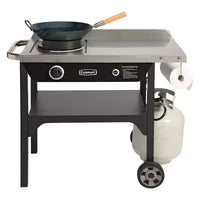Station de cuisson wok d'extérieur Cuisinart, 50 000 BTU, Gril à gaz CGG-1265 Noir
