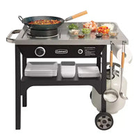 Station de cuisson wok d'extérieur Cuisinart, 50 000 BTU, Gril à gaz CGG-1265 Noir