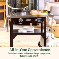 Station de cuisson wok d'extérieur Cuisinart, 50 000 BTU, Gril à gaz CGG-1265 Noir
