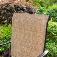 Ensemble table et 2 tabourets de bar pivotants d'extérieur Captiva Designs : Ensemble bistro de terrasse, résistant à la rouille