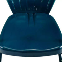 Ensemble bistrot extérieur Ridgeland 3 pièces avec table et 2 chaises – Bleu marine brillant – Crosley