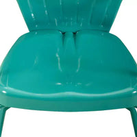 Ensemble bistro d'extérieur 3 pièces Ridgeland avec table et 2 chaises - Turquoise brillant - Crosley