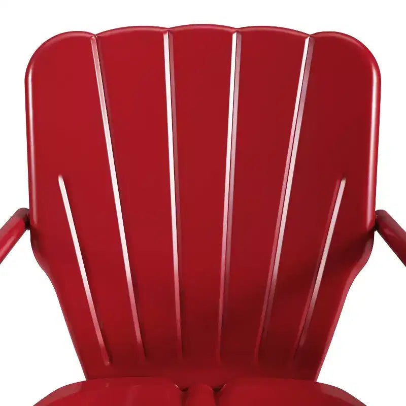 Ensemble de bistrot extérieur 3 pièces Ridgeland avec table et 2 chaises - Rouge - Crosley