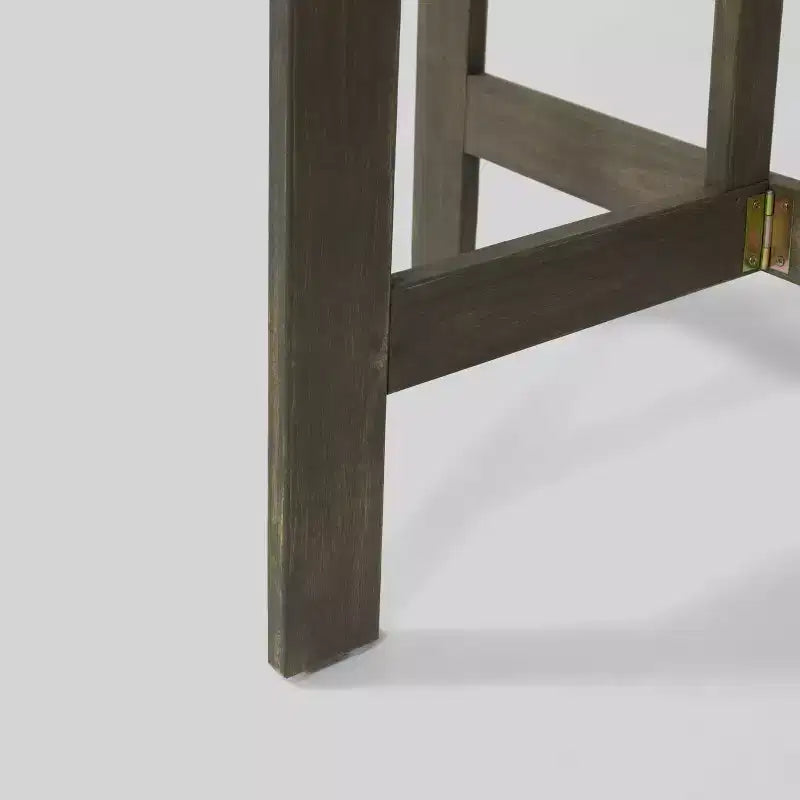 Ensemble bistrot de patio demi-rond 3 pièces Oso en bois d'acacia gris - Christopher Knight Home
