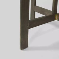 Ensemble bistrot de patio demi-rond 3 pièces Oso en bois d'acacia gris - Christopher Knight Home