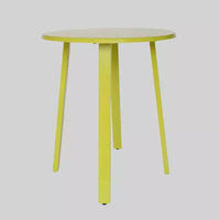 Ensemble de bistrot 3 pièces en fer Barbados – Vert citron mat – Christopher Knight Home : Salon de jardin résistant aux intempéries