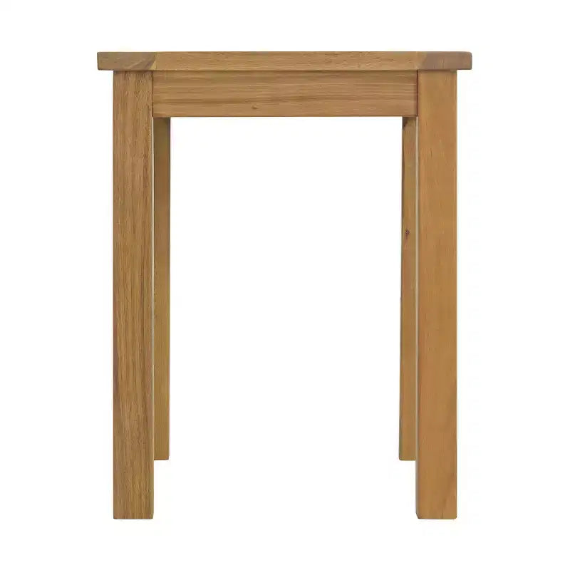 Alaterre Furniture Ensemble bistro de patio d'extérieur Okemo 3 pièces en bois d'acacia