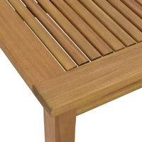 Alaterre Furniture Ensemble bistro de patio d'extérieur Okemo 3 pièces en bois d'acacia