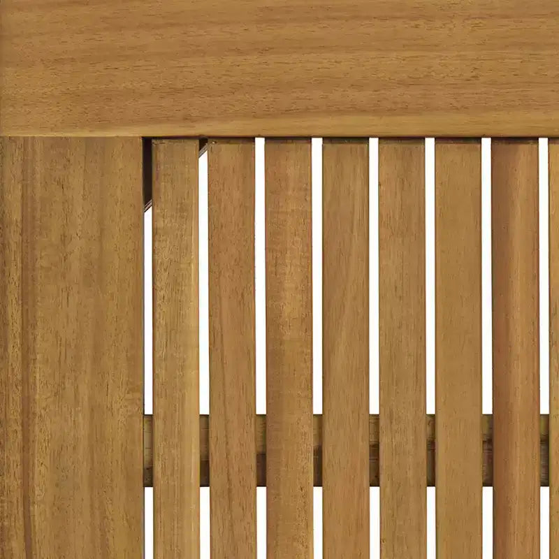 Alaterre Furniture Ensemble bistro de patio d'extérieur Okemo 3 pièces en bois d'acacia