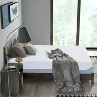 Matelas en mousse à mémoire de forme gel de 12 pouces, matelas rafraîchissant à fermeté moyenne en boîte, CertiPUR-US