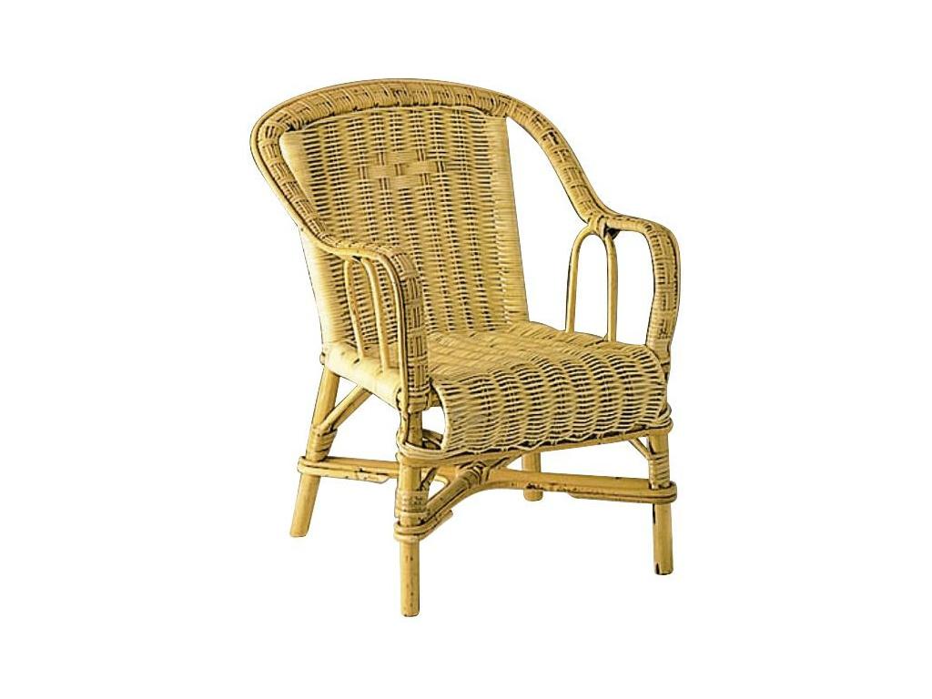Fauteuil - Naturel fonc