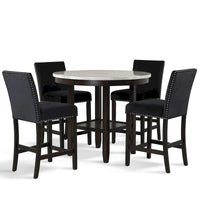 Ensemble de salle à manger 5 pièces rond New Classic Furniture Reginald