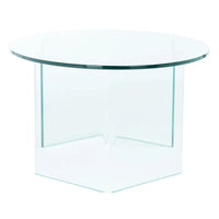 SAFAVIEH Beda Table basse en verre trempé - 47 L x 28 P x 16 H - 47Lx28Px16H