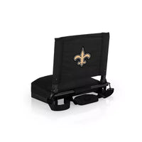 NFL New Orleans Saints Coussin de siège de stade avec support dorsal