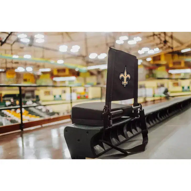 NFL New Orleans Saints Coussin de siège de stade avec support dorsal