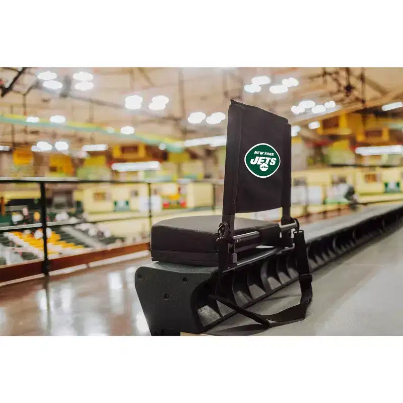 Coussin de siège de stade NFL New York Jets avec support dorsal