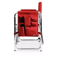 NCAA Arkansas Razorbacks Chaise de camp portable avec table d'appoint
