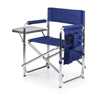 NCAA North Carolina Tar Heels Chaise de camp portable avec table d'appoint