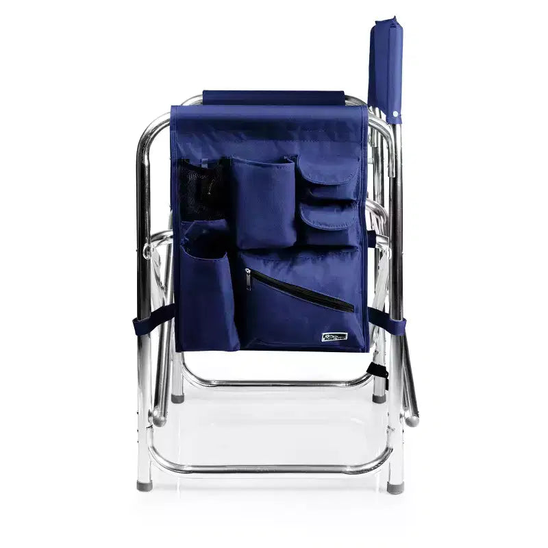 Chaise de camping portable NCAA North Carolina Tar Heels avec table d'appoint