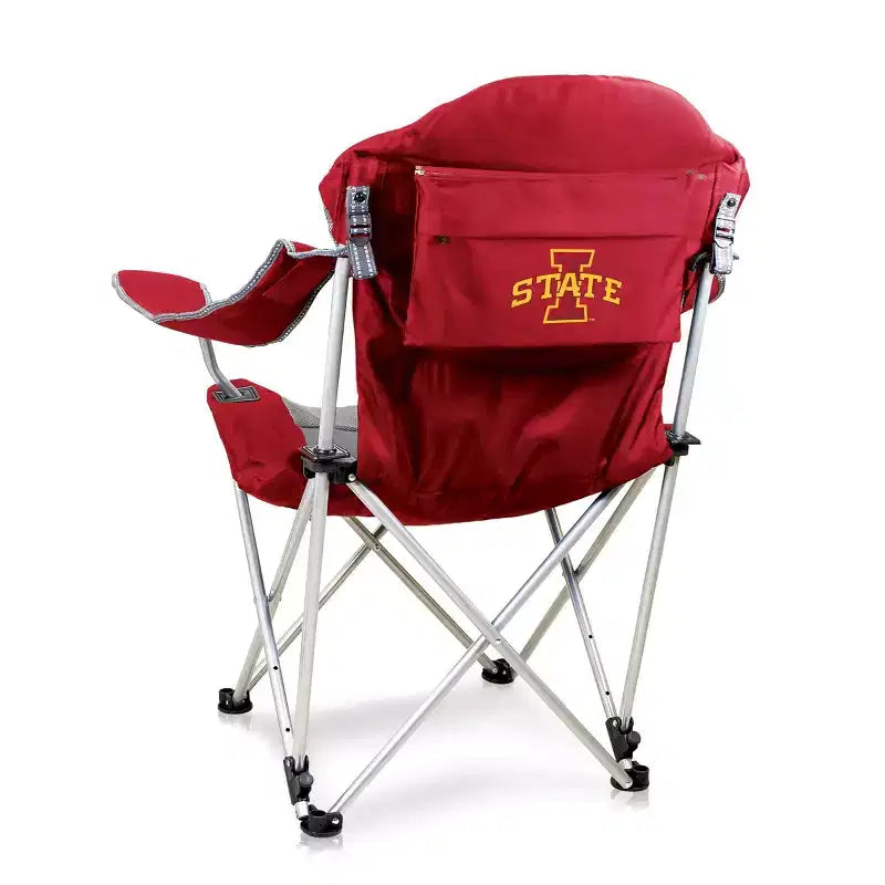 NCAA Iowa State Cyclones Chaise de camp inclinable avec appui-tête