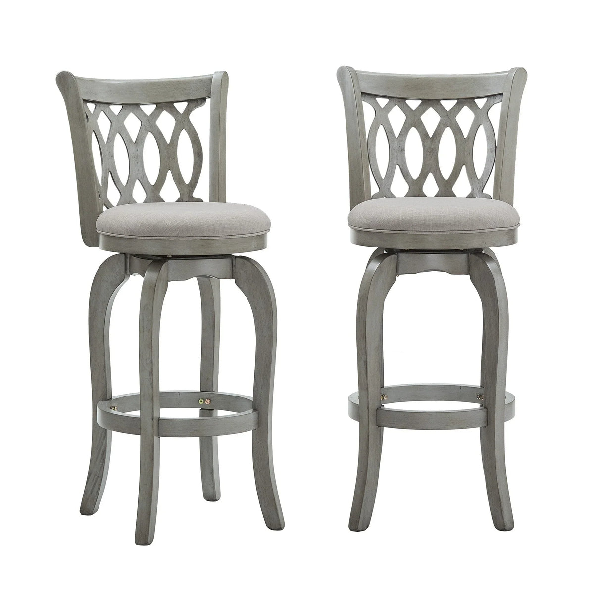 Rovinj Tabouret de bar pivotant à dossier volute