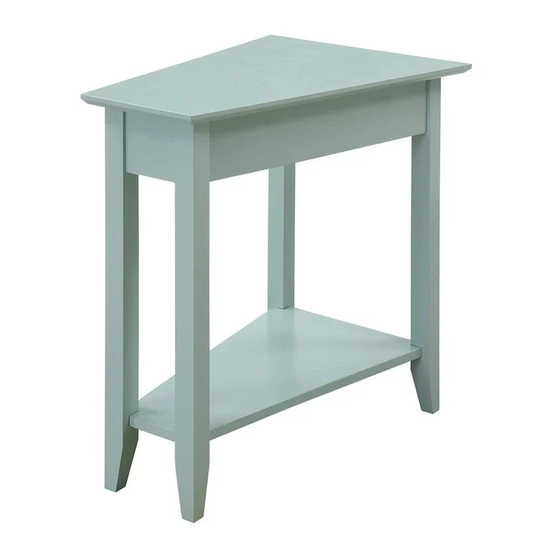 Table d'appoint d'angle American Heritage avec étagère de Convenience Concepts
