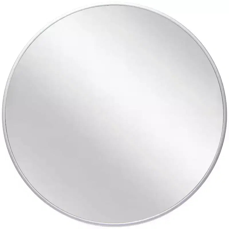 Miroir Mural Rond Argenté 21" Plata - Infinity Instruments : Moderne, Aucun Assemblage, Fixation Murale