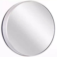 Miroir Mural Rond Argenté 21" Plata - Infinity Instruments : Moderne, Aucun Assemblage, Fixation Murale