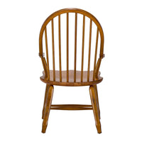 Fauteuil Treasures Rustic Oak à dossier incurvé
