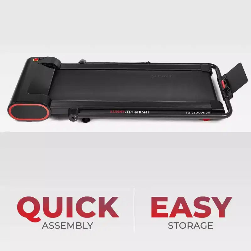 Tapis de course électrique intelligent compact Treadpad Sunny Health & Fitness