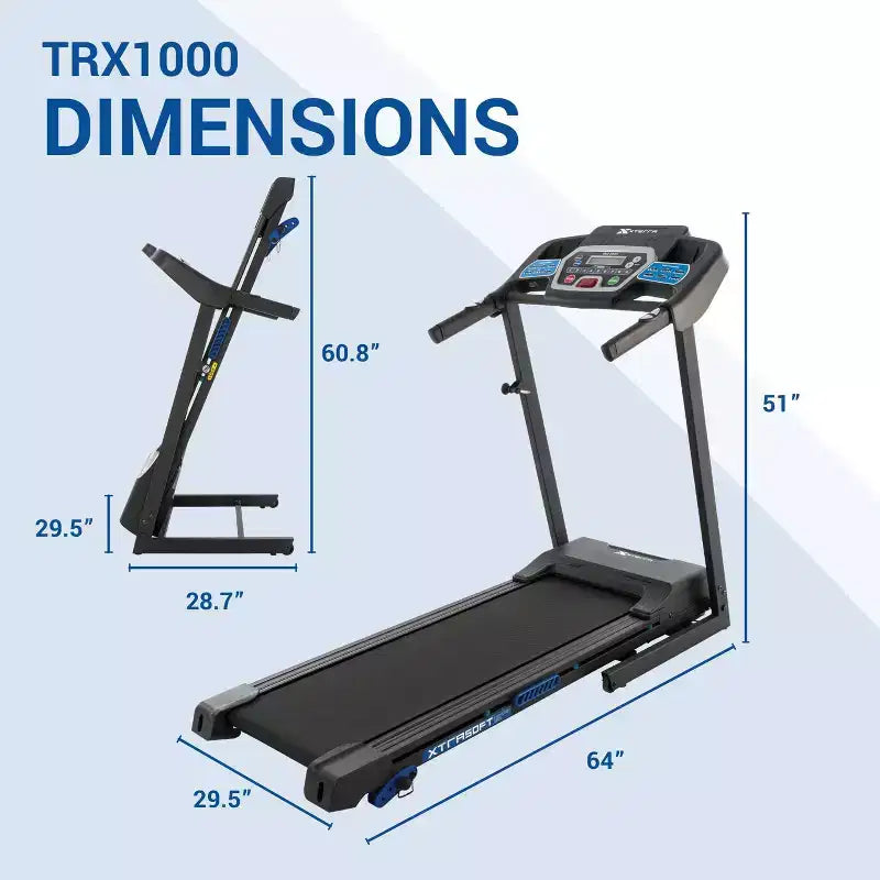 Tapis de course XTERRA Fitness TRX1000