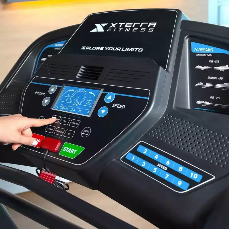 Tapis de course électrique pliable intelligent XTERRA Fitness TR65