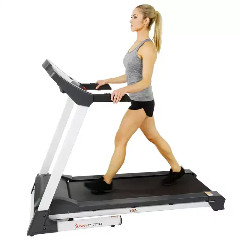 Tapis de Course Électrique Intelligent Sunny Health & Fitness avec Inclinaison Automatique
