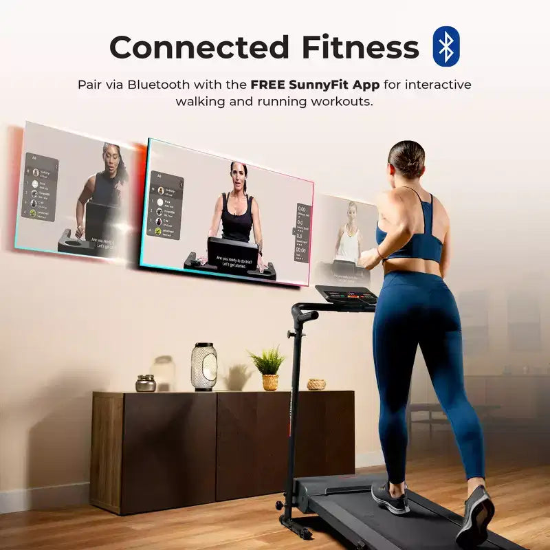 Tapis de course pliable Sunny Health & Fitness Easy Assembly sans moteur