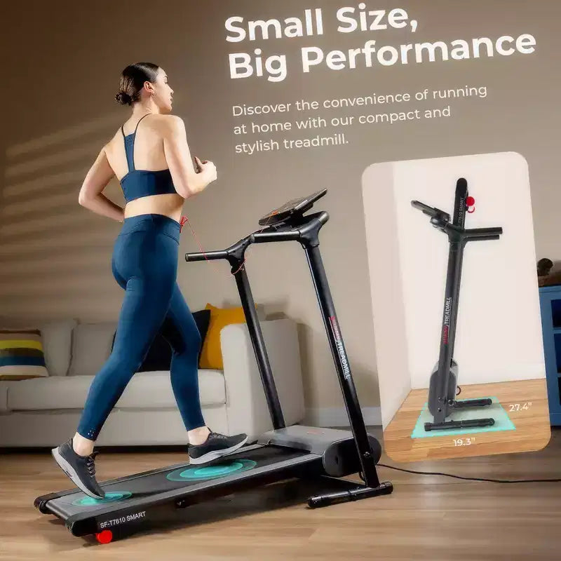 Tapis de course pliable Sunny Health & Fitness Easy Assembly sans moteur