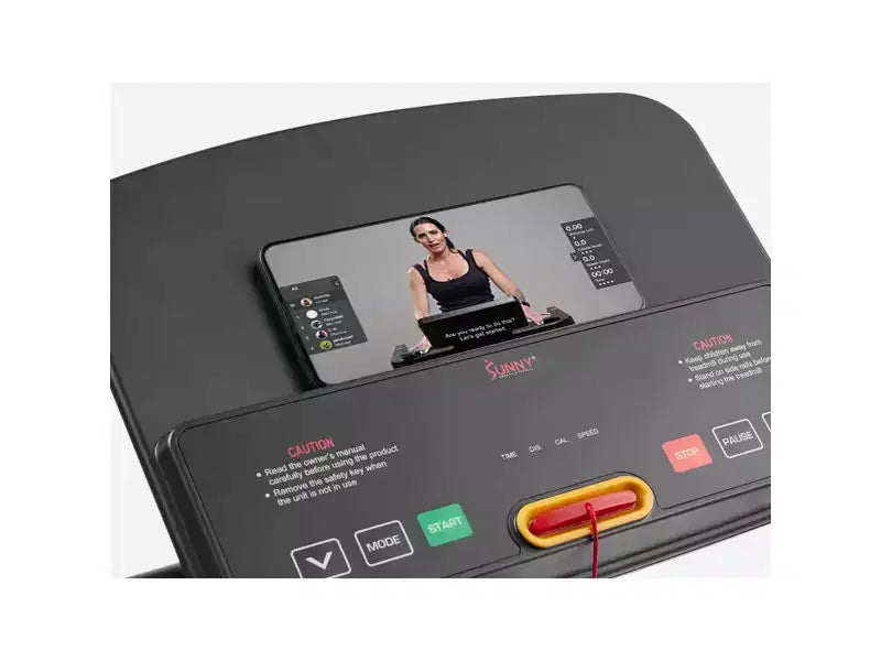 Tapis de course pliable Sunny Health & Fitness Easy Assembly sans moteur