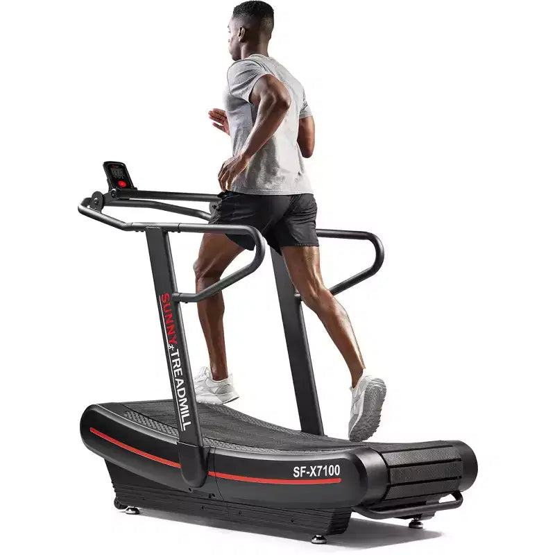 Tapis de course incurvé de qualité supérieure Sunny Health & Fitness