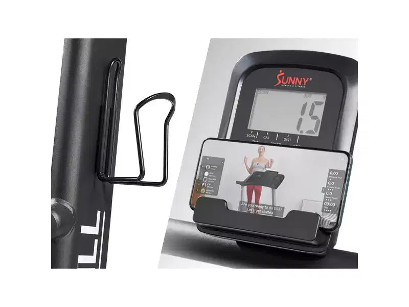 Tapis de course incurvé de qualité supérieure Sunny Health & Fitness