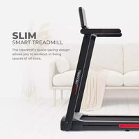 Tapis roulant électrique interactif et fin Sunny Health & Fitness