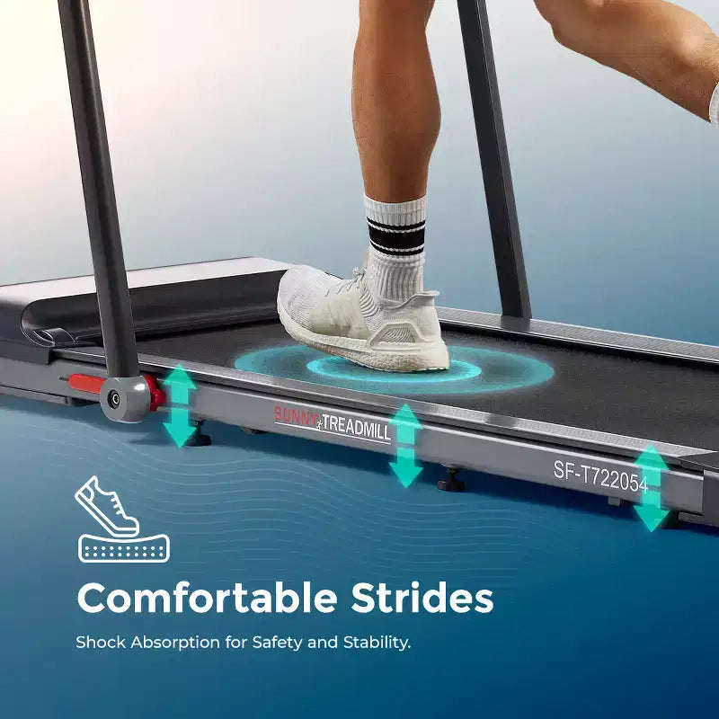 Tapis de course électrique pliable Sunny Health & Fitness Pegasus Connected