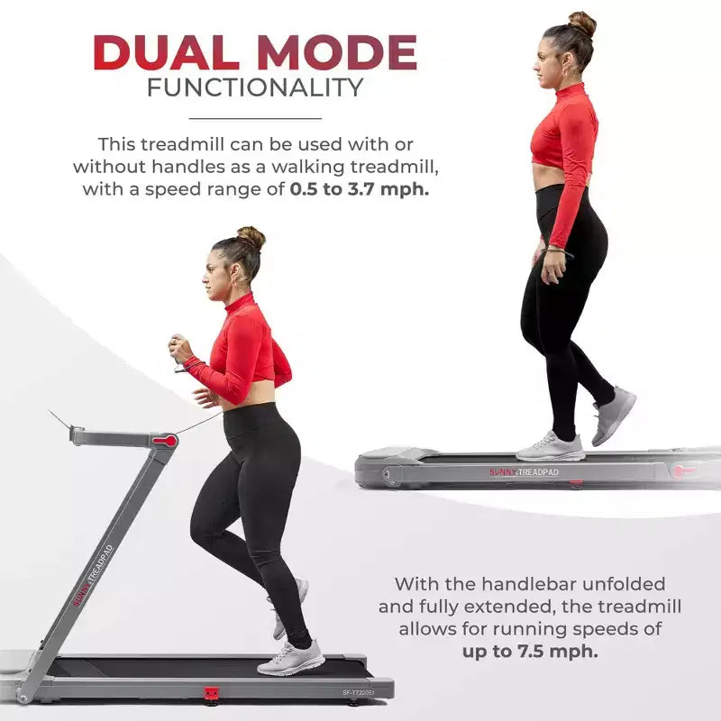 Tapis roulant motorisé sans balais intelligent Helius Lite de Sunny Health & Fitness