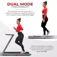 Tapis roulant motorisé sans balais intelligent Helius Lite de Sunny Health & Fitness