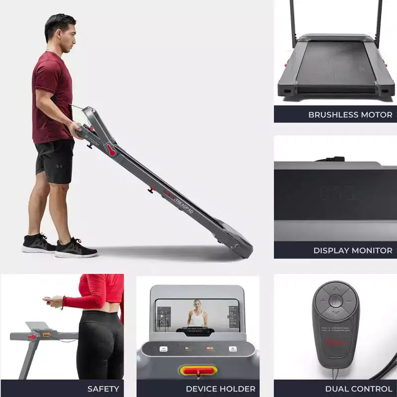 Tapis roulant motorisé sans balais intelligent Helius Lite de Sunny Health & Fitness