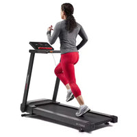 Tapis de course interactif Sunny Health & Fitness avec inclinaison automatique Slim