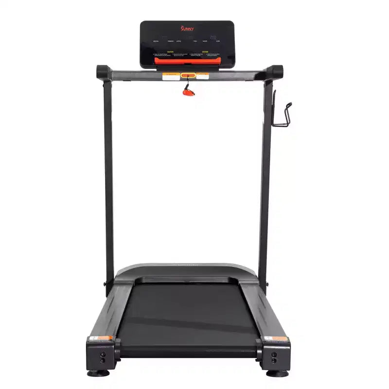 Tapis de course interactif Sunny Health & Fitness avec inclinaison automatique Slim