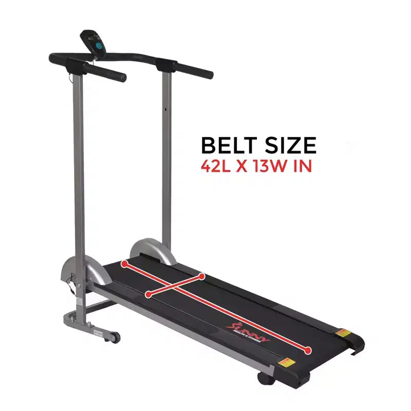 Tapis roulant manuel de marche Sunny Health and Fitness (SF-T1407M)