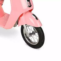 Trottinette électrique Hyper Blush Retro Scooter 24 V avec accélérateur à poignée tournante : acier et plastique, 24 km/h, capacité de 77 kg