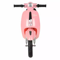 Trottinette électrique Hyper Blush Retro Scooter 24 V avec accélérateur à poignée tournante : acier et plastique, 24 km/h, capacité de 77 kg