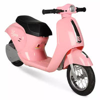 Trottinette électrique Hyper Blush Retro Scooter 24 V avec accélérateur à poignée tournante : acier et plastique, 24 km/h, capacité de 77 kg